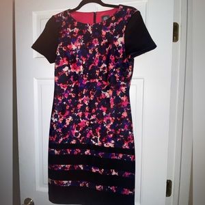 Vince Camuto pink floral dress